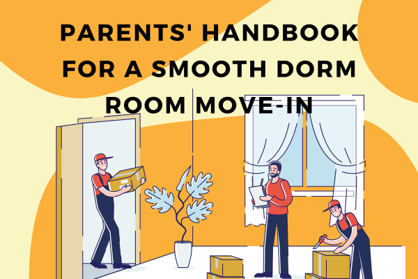 dorm room move-in